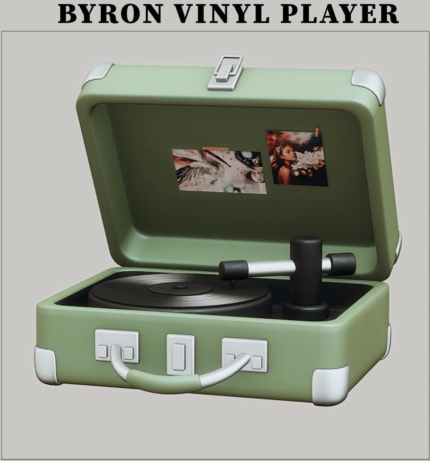 Скриншот мода Виниловый проигрыватель Byron Vinyl Player